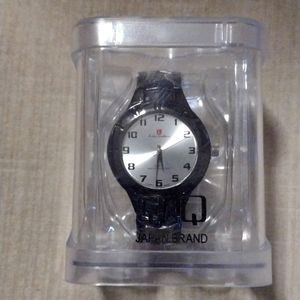 Q&Q Japan Brand  Quartz Black Watch -water resistant - New in Box